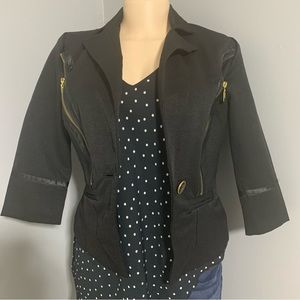 Dots Black Blazer size S